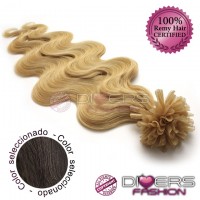 Extensiones con Queratina Pelo Ondulado