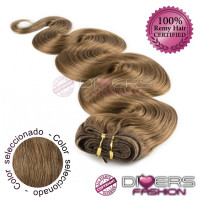 Extensiones de Cortina cosida Pelo Ondulado